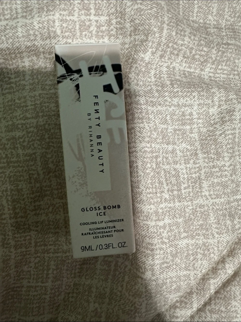 Fenty Beauty Gloss Bomb Ice - Clear Iridescent Lip Luminizer Cold Heart’d
